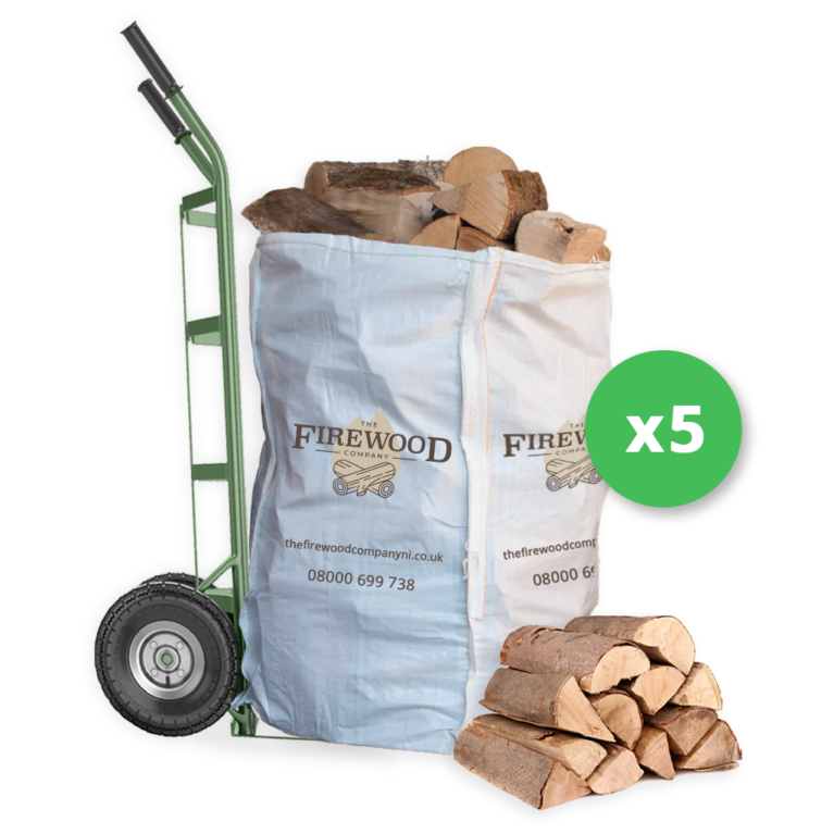 Seasoned Hardwood Logs X5 Bags The Firewood Company NI